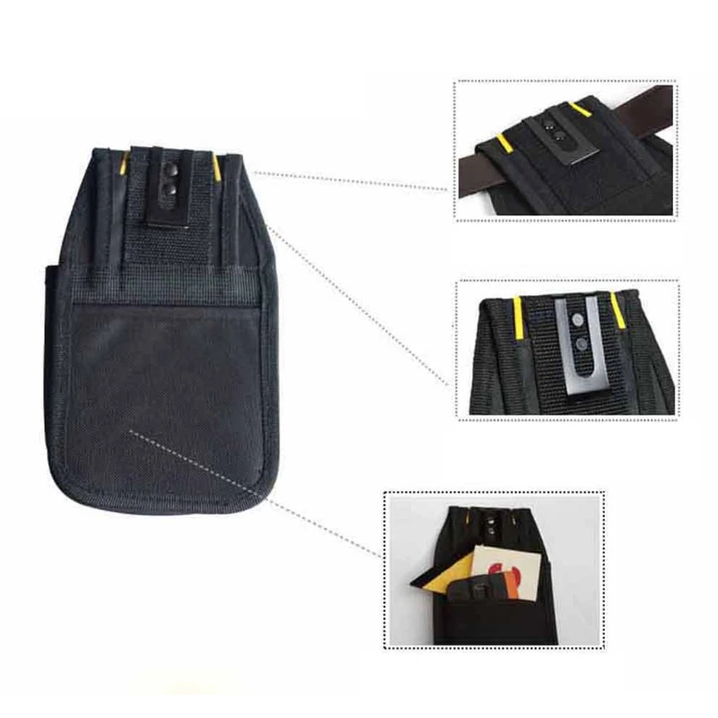 ไวนิลห่อรถเครื่องมือกระเป๋า Oxford ผ้ากระเป๋าเครื่องมือสำหรับ Holding หน้าต่าง Tint Squeegee Scraper มีดฟิล์มห่อกระเป๋า