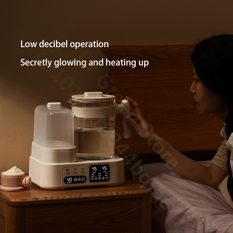 KH-8878 Mezclador de leche multifuncional 2 en 1 para desinfección de hervidor de agua caliente a temperatura constante específica para bebés