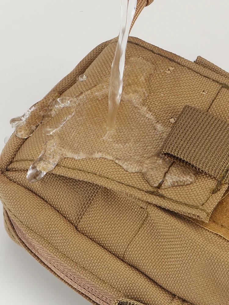 Bolsa com alça de ombro compatível com MOLLE |   Bolsa externa multifuncional |   Suporte para telefone e armazenamento para equipamentos de acampamento e caminhada