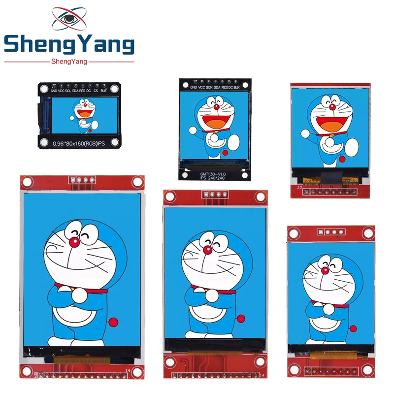 0.96/1.3/1.44/1.8/2.4/2.8/Màn Hình Màu TFT 3.5 Inch Màn Hình Module Hiển Thị không OLED Ổ ST7735 ILI9341 Giao Diện SPI Cho Arduino
