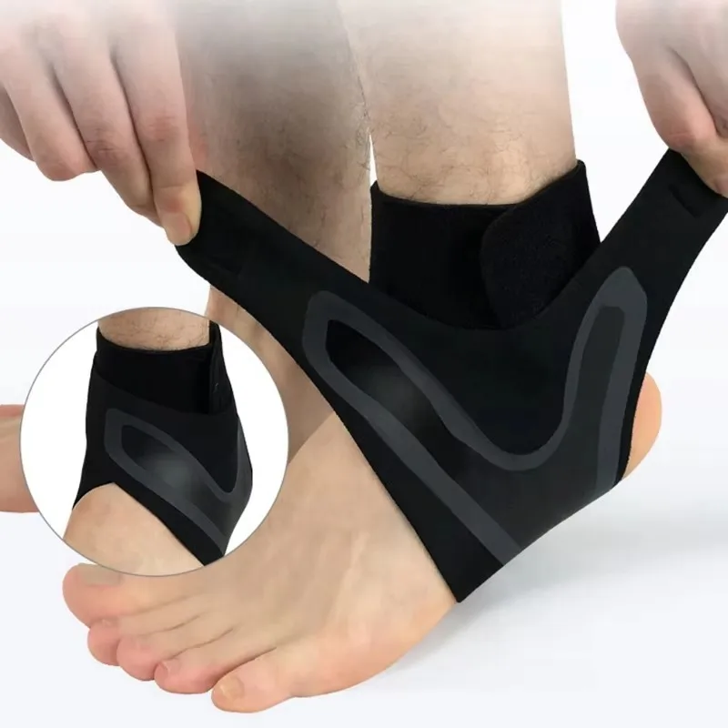 1/2PC Supporto regolabile Pad Manicotto alla caviglia Pressione Anti-Spinning Elastico Traspirante Supporto Fitness Sport Sicurezza Prevenzione