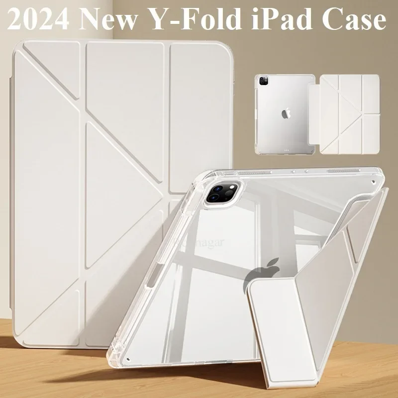 Складной магнитный чехол Y для iPad A16 2025 Air 5 Air4 iPad Air11 13 M3 M2 2024 Pro11 13 12.9 10th 9th 8th 6th 10.9 10.5 10.2 9.7