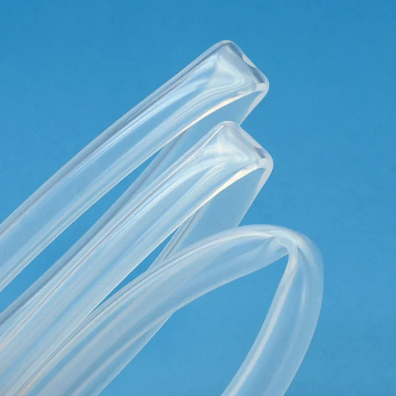 1/5/10M Lebensmittelqualität transparenter Silikonkautschukschlauch ID 0,5 1 2 3 4 5 6 7 8 9 10 12 mm Außendurchmesser flexibler ungiftiger Silikonschlauch klar
