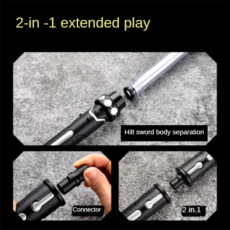 Mới RGB Lightsaber Laser Thanh Kiếm Đồ Chơi Đèn Saber 7 Màu Sắc Thay Đổi Trẻ Em Soundfonts Lực FX FOC Blaster Đồ Chơi Jedi Laser thanh Kiếm Quà Tặng
