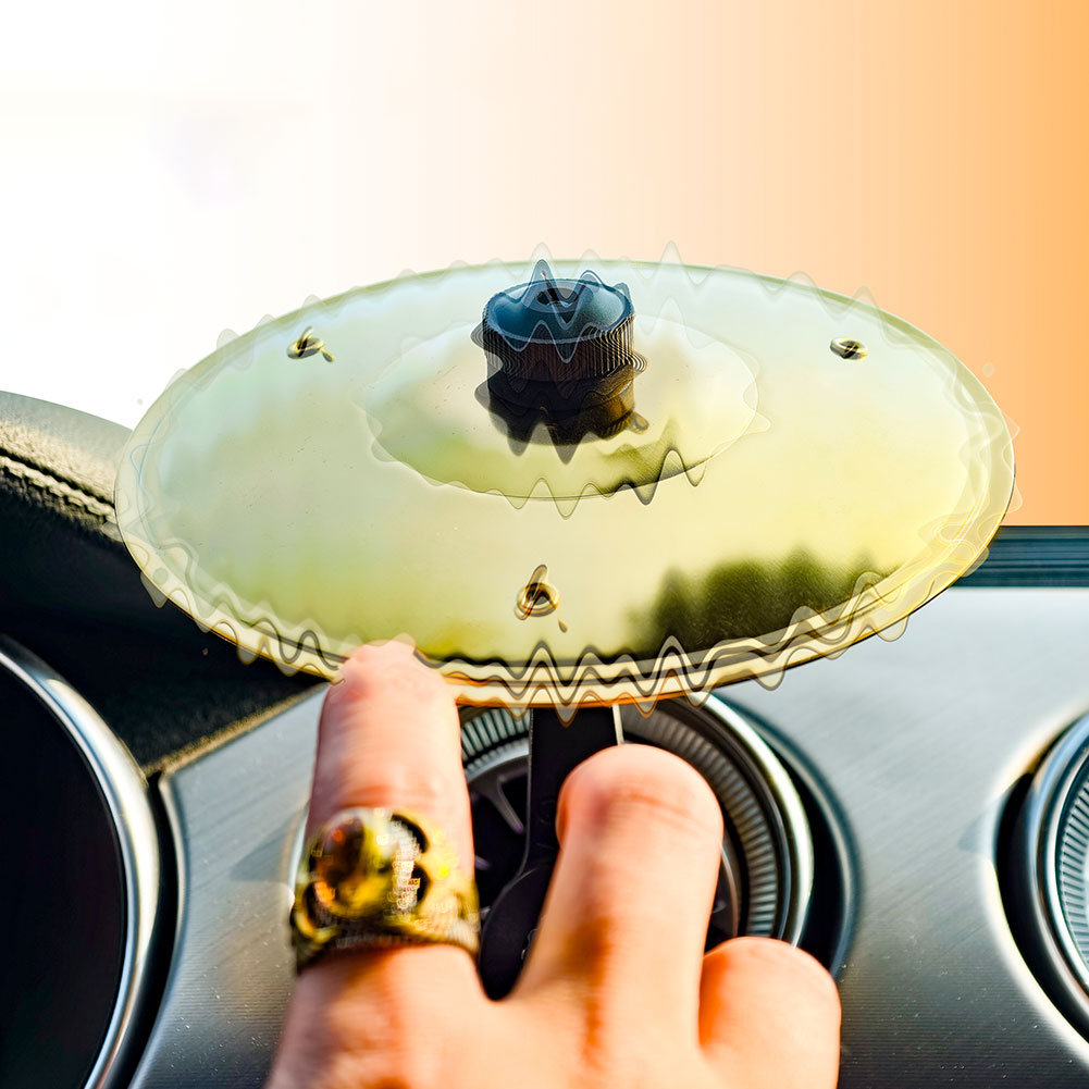 Platillos de choque para coche, Mini tambor de ventilación de aire, platillos de tiro manual, instrumento Musical de ventilación de aire para Interior de coche, 3-1 Uds.