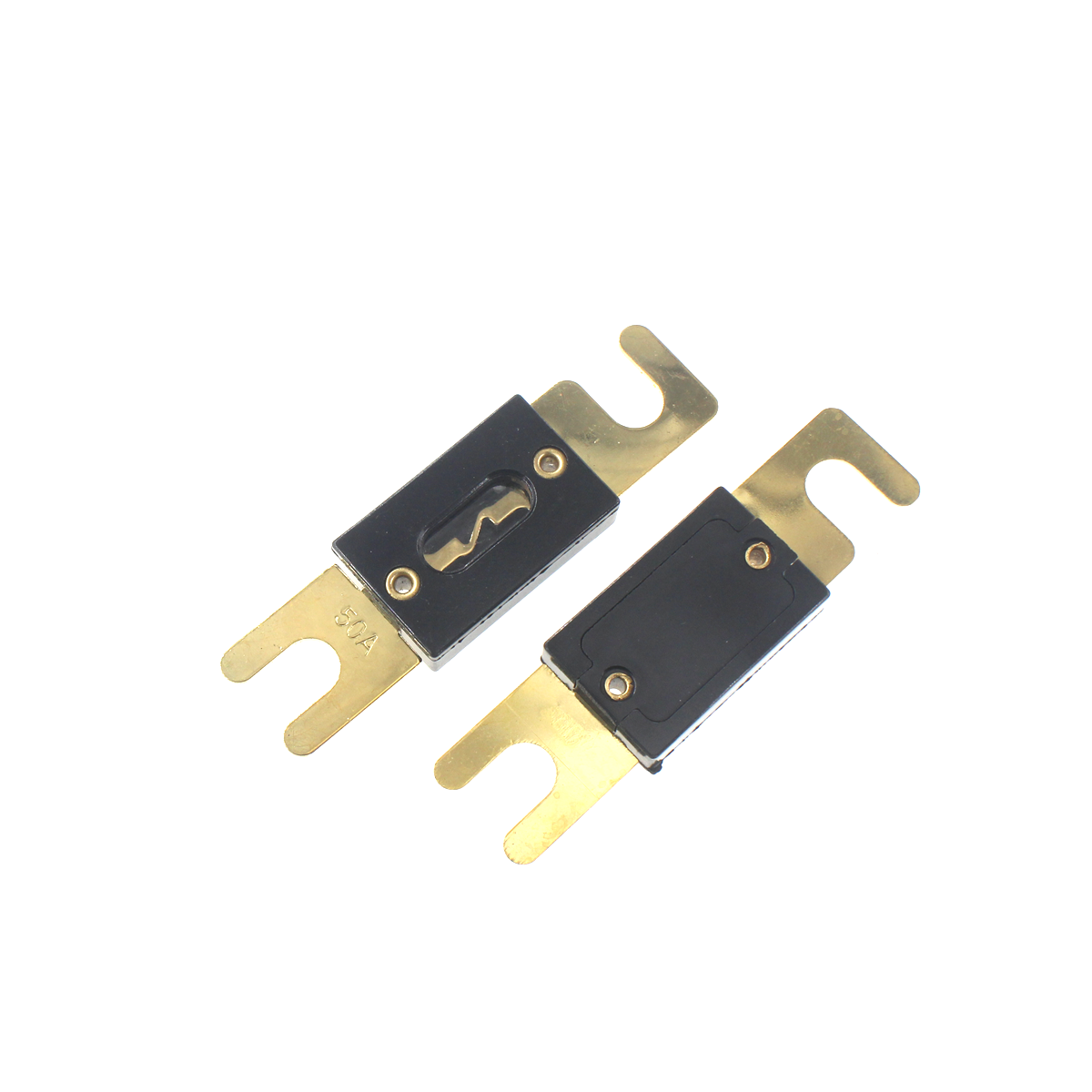 30A/40A/50A/60A/70A/80A/100-500A ANL Bolt-on Fuse Forked Bolt Fusible Link Fuse Auto Fuse Blade Fuse Glod Plated Car Sound Insur