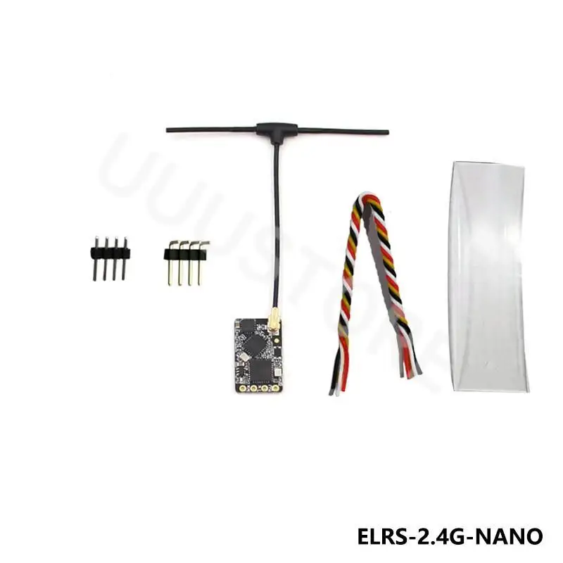FPVKING ELRS 2.4GHz NANO ExpressLRS ตัวรับสัญญาณ BETAFPV NANO 2400 RX พร้อม T ประเภทเสาอากาศสนับสนุน Wifi อัพเกรดสําหรับ FPV RC Drone