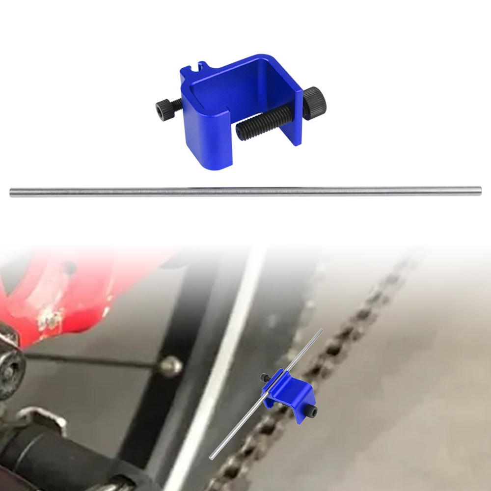 Quick Accurate Alignment Tool Motorcycle Chain Alignment Tool Aluminium Alloy Sprocket Chain Repair Parts Tool Universal