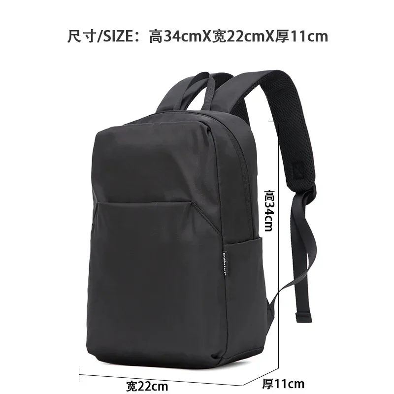 Mini Canvas Herren Rucksack Mode Schwarz Rucksack Schultasche für Mann Kleiner japanischer männlicher Rucksack Reise wasserdichte Rucksäcke