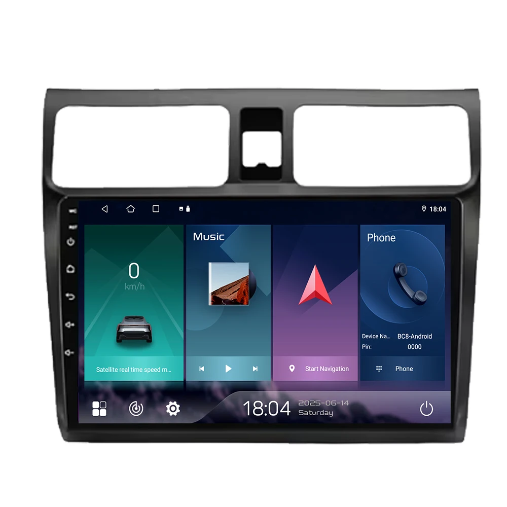 Android Car Radio Stereo For Suzuki Swift 2003 - 2010 Auto Navigation GPS Head Unit Multimedia Video Player 4G Carplay 2din DVD