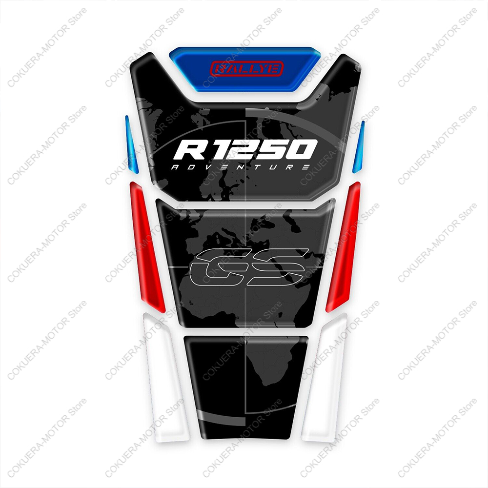 For BMW R1250GS R 1250 GS ADVENTURE Rallye 2024 Motorcycle 3D Epoxy Resin Protection Sticker Kit