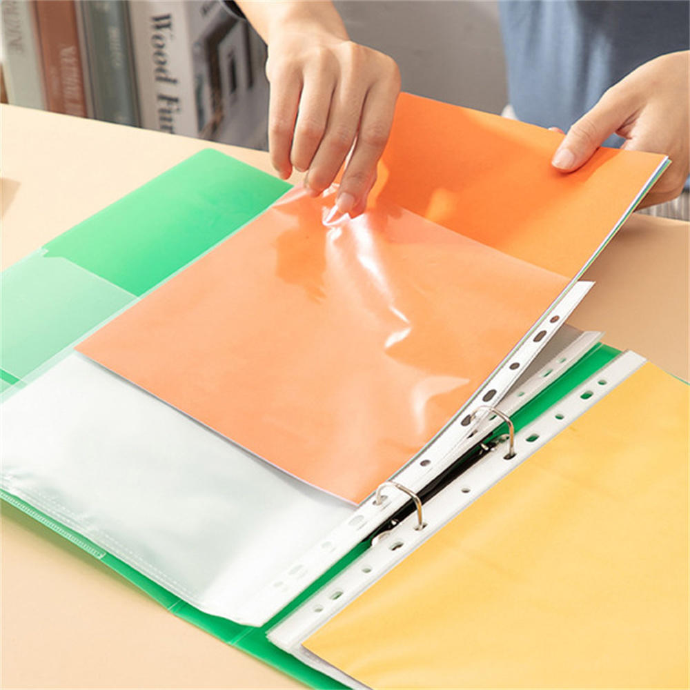 Прозрачная Папка-органайзер для документов, с 2 отверстиями