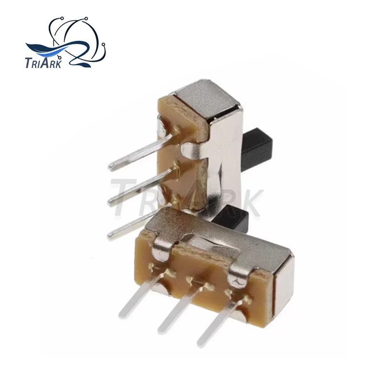 50 Uds SS12D00G3/G2/G3/G4 altura del mango 2/3/4/5mm palanca de tres pies Mini interruptor deslizante Vertical tipo mango dos engranajes tres pies