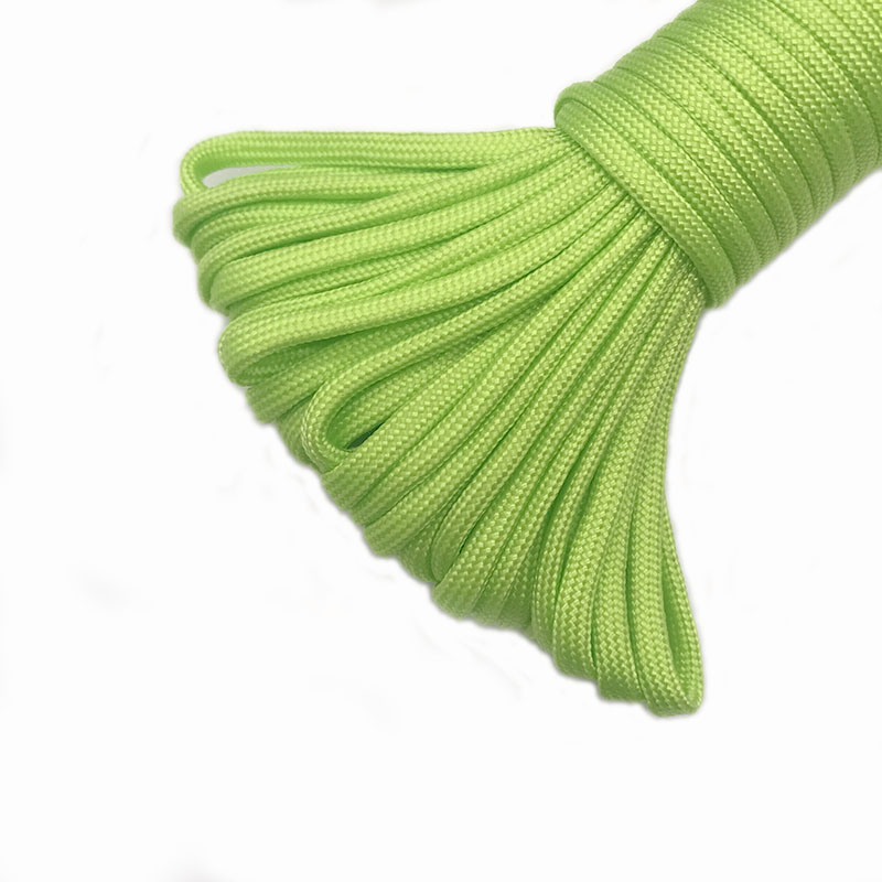 4 ขนาด Dia.4mm 7 ขาตั้งแกน Paracord 550 สําหรับ Survival Parachute สายไฟ Lanyard ปีนเขา Camping เชือกเดินป่า Clothesline สร้อยข้อมือ