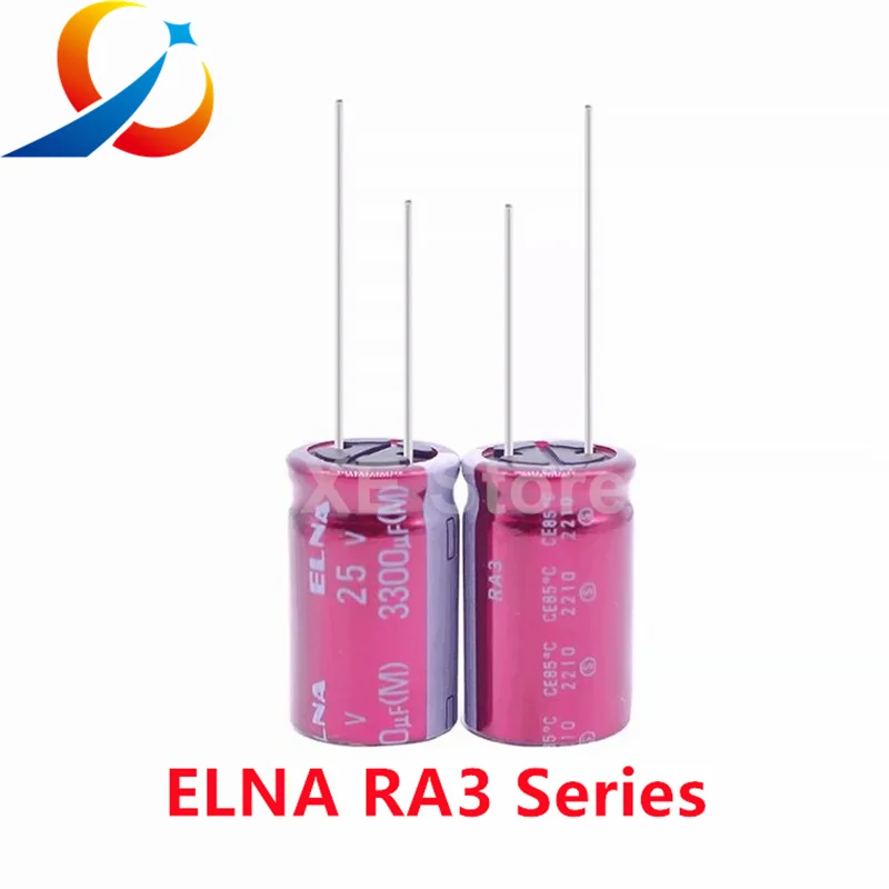 Аудио конденсатор HiFi серии ELNA RA3 16 В 25 В 50 В 63 В 10 мкФ 22 мкФ 47 мкФ 100 мкФ 220 мкФ 470 мкФ 1000 мкФ 2200 мкФ 3300 мкФ 10000 мкФ оригинальный новый