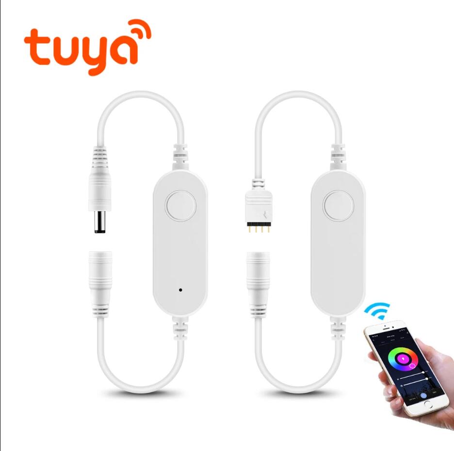 Tuya Smart Controller WIFI Led Controller 4pin/DC LED Streifen Licht Dimmbare LED Dimmer Für 12V 5050 2835 Cob Neon Band