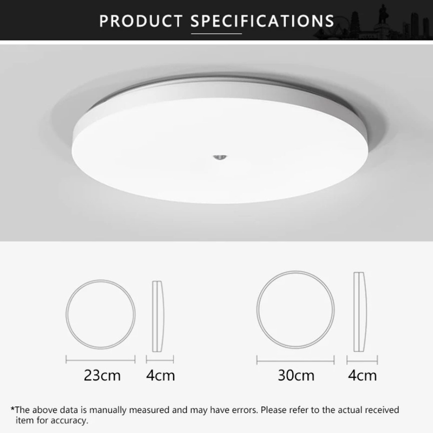 Luz LED de techo con Sensor de movimiento, luz con detección de infrarrojos humano, porche, pasillo, escalera, balcón, accesorios de iluminación para el hogar