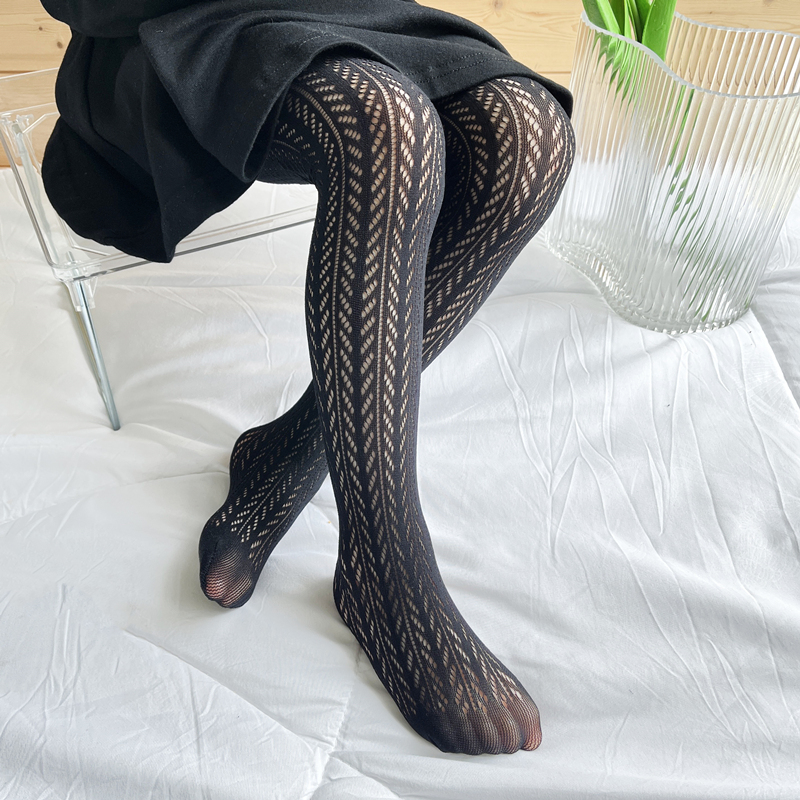 Medias de algodón puro para niñas, mallas transpirables de malla Beige, blanco y negro, pantimedias de princesa para niños, mallas Lolita para 2-12 años, novedad de 2024