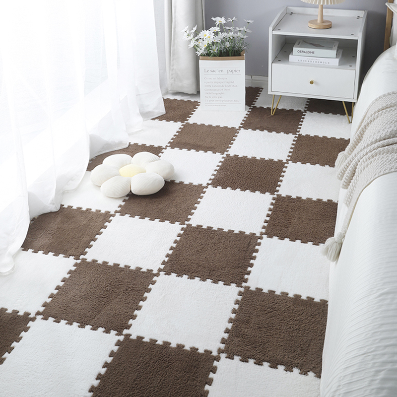 Eva Foam Puzzeltapijt Zacht Pluche Kindermat Babyspeelgoed Babyspeelkleed In kinderkamer Warm houden Speelmat