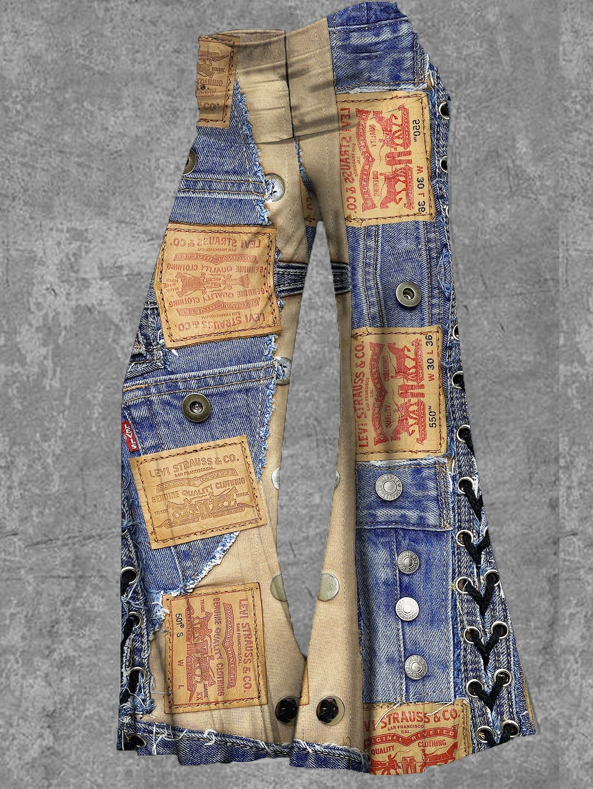 Hohe Taille Muster Drucken Flare Leggings Sommer Herbst Frauen Mode Bodycon Hosen Club Hosen Dünne Hose Weibliche Streetwear