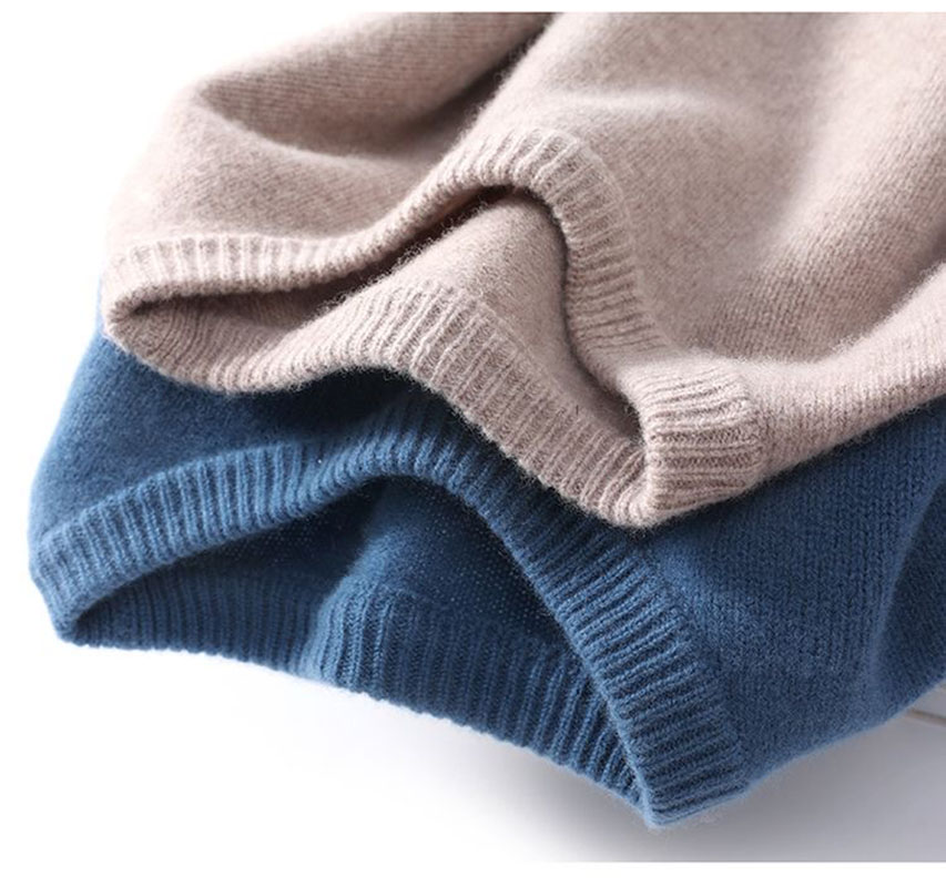 Suéter de cachemira para hombre, jerséis suaves y cálidos con cuello redondo, Camisa de punto holgada para hombre, Jersey informal coreano para otoño e invierno, 17 colores