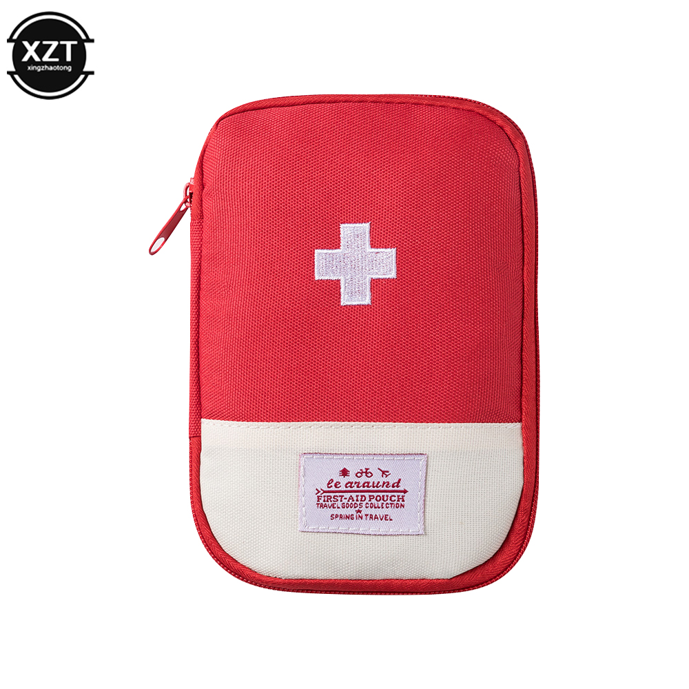 Tragbares medizinisches Erste-Hilfe-Set für Reisen, Outdoor, Camping, nützliche Mini-Medizin-Aufbewahrungstasche, Camping, Notfall-Überlebenstasche, Pillenetui