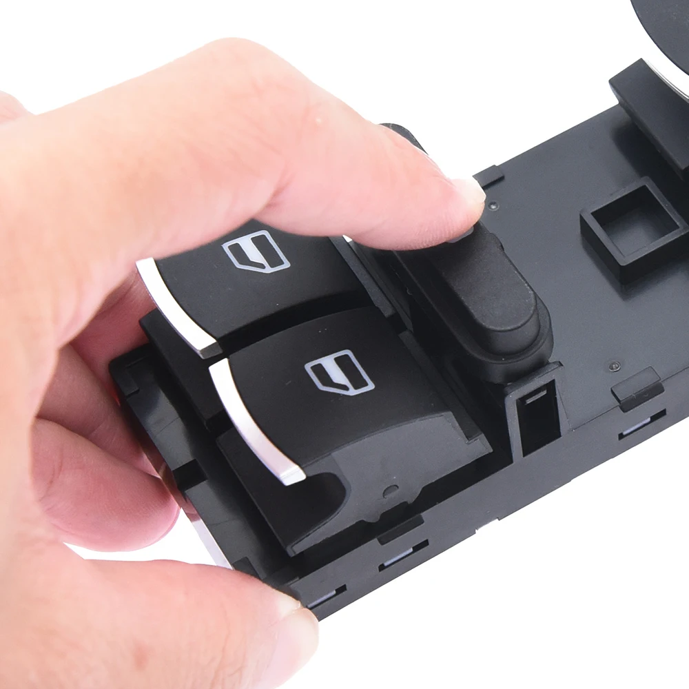 5ND 959 857 Power Window Master Switch Controle Knop Voor VW Jetta Tiguan Golf GTI MK5 MK6 Passat B6 CC Seat Leon MK2 5ND959857