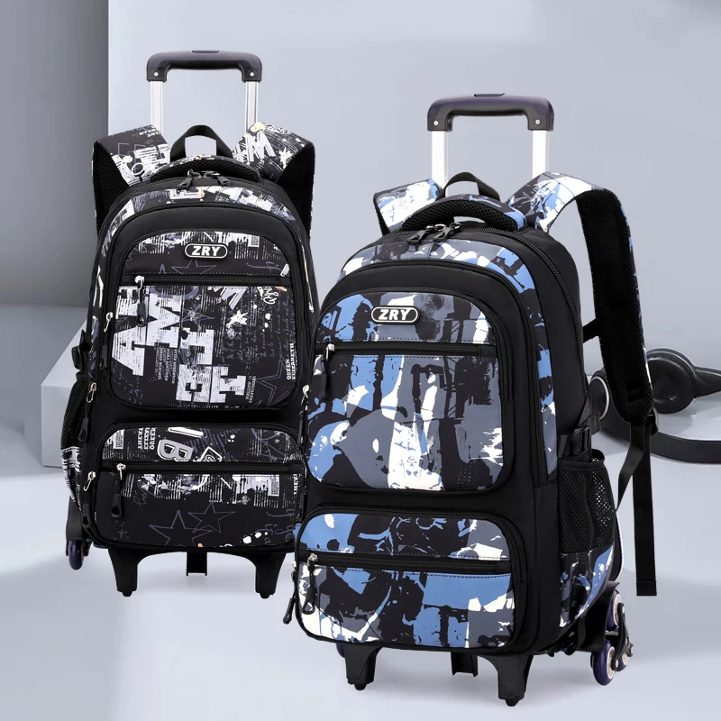 Mochila escolar para niños con ruedas, mochila escolar con ruedas para niños, mochila con ruedas, bolsa con ruedas, mochila para estudiantes
