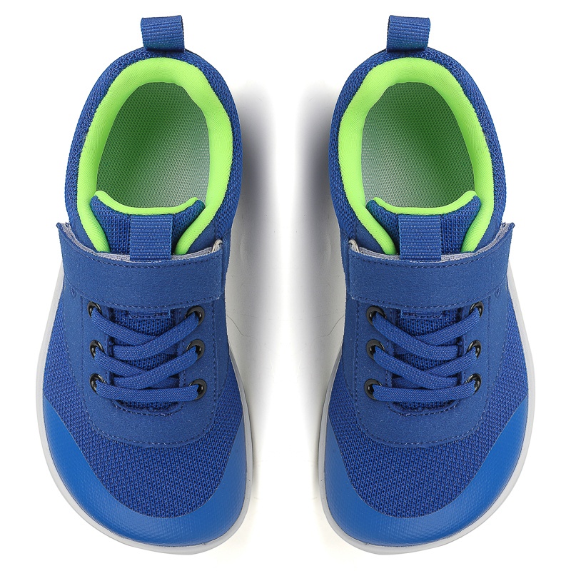 Chaussures pieds nus larges pour enfants GudaFoot | Baskets minimalistes à ouverture élastique pour garçons/filles | Semelle flessibile à zéro chute