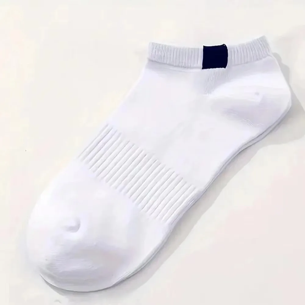 5 pares de meias esportivas masculinas de tubo baixo definir moda respirável e meias casuais bem combinadas para homens primavera e verão wear