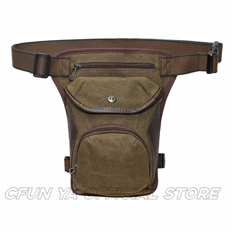 CFUN YA-riñonera táctil Para Hombre y mujer, Bolso de pierna Para exteriores, a la moda