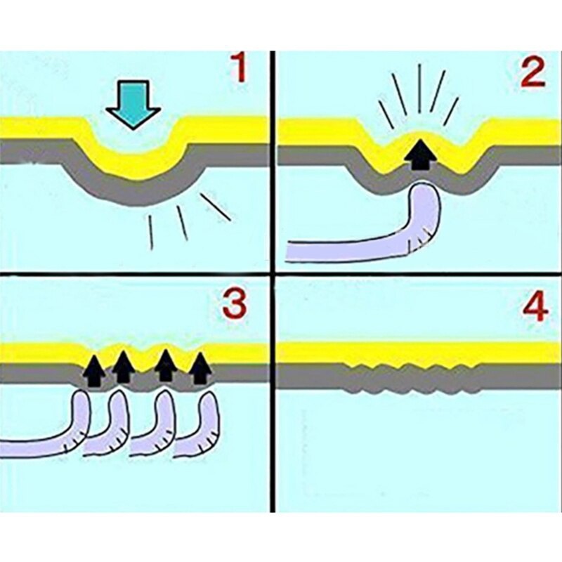 ステンレス鋼の車のへこみ修理フック,6/17個,車のボディ用のプッシュツールセット