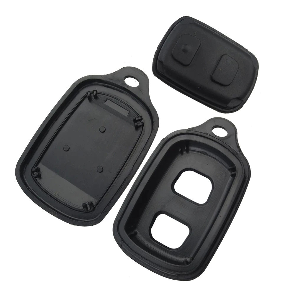 OkeyTech 2 Button For Toyota Remote Key Shell Cover Case Keyless Entry Car Key Fob Replacement For Toyota RAV4 Corolla 1998-1999