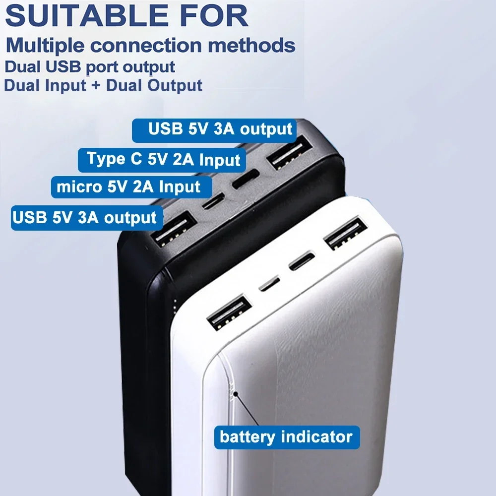 加熱バッテリーパワーバンク 40000mAh 5V 3A 加熱ベストジャケットスカーフ手袋靴下ポータブル充電器外部バッテリーパック