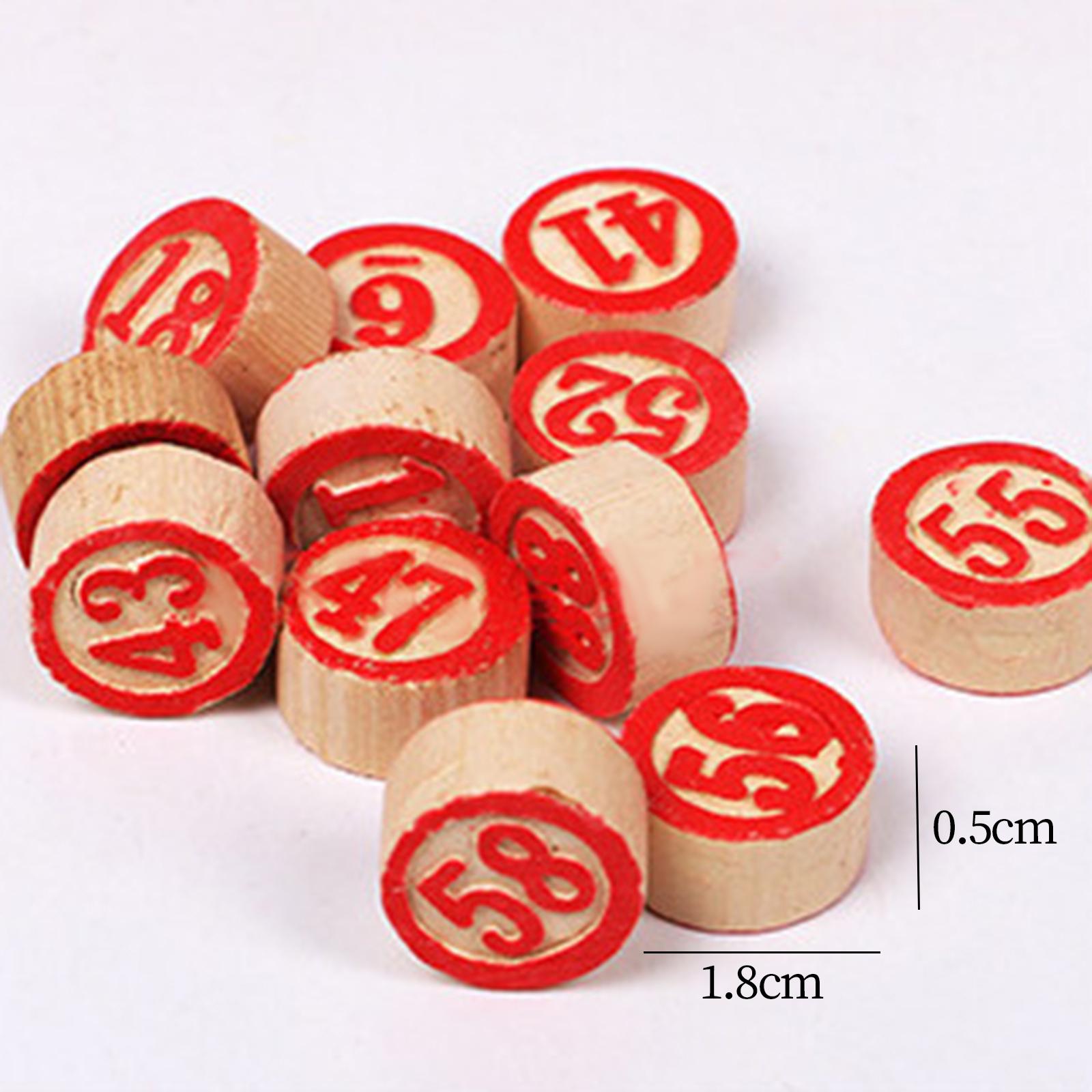 Loteria Bingo Gra Rosyjska gra Lotto Zestaw gier Bingo dla przyjaciół i dzieci