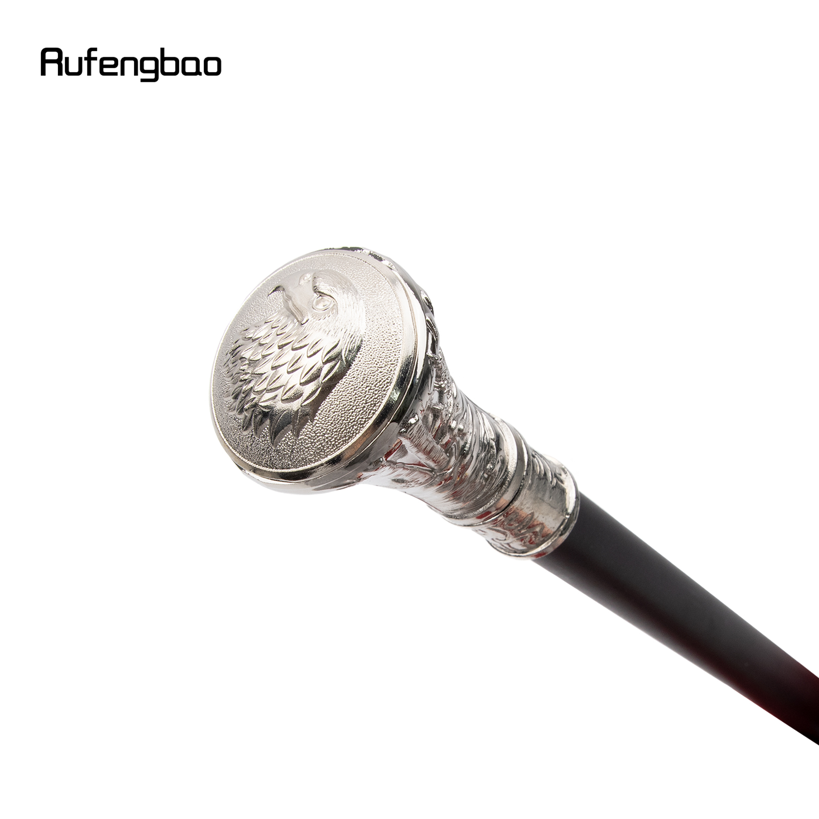 White Eagle Hawk Head Totem Relief Gehstock Mode Gehstock Gentleman Crosier Knopf Gehstock 93 cm