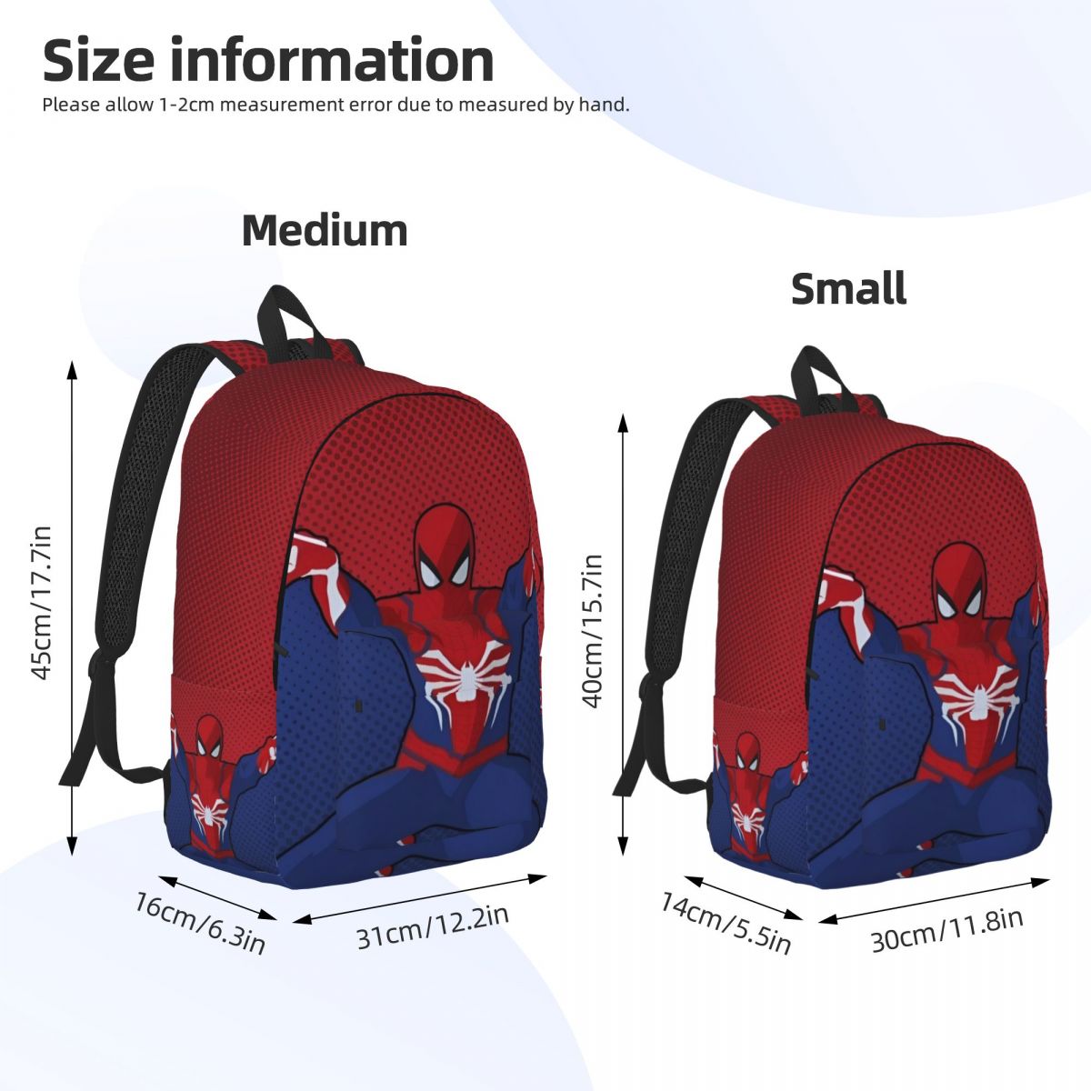 Spider Man Spider-Man untuk Remaja tas buku sekolah pelajar Daypack perjalanan kuliah tinggi menengah