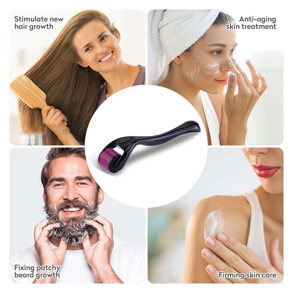 Dr Pen Titanium Derma Roller, Cuidados com a pele, Tratamento de perda de cabelo, Dermaroller Microneedling Machine, Derma Roller, 0.3mm, DRS 540