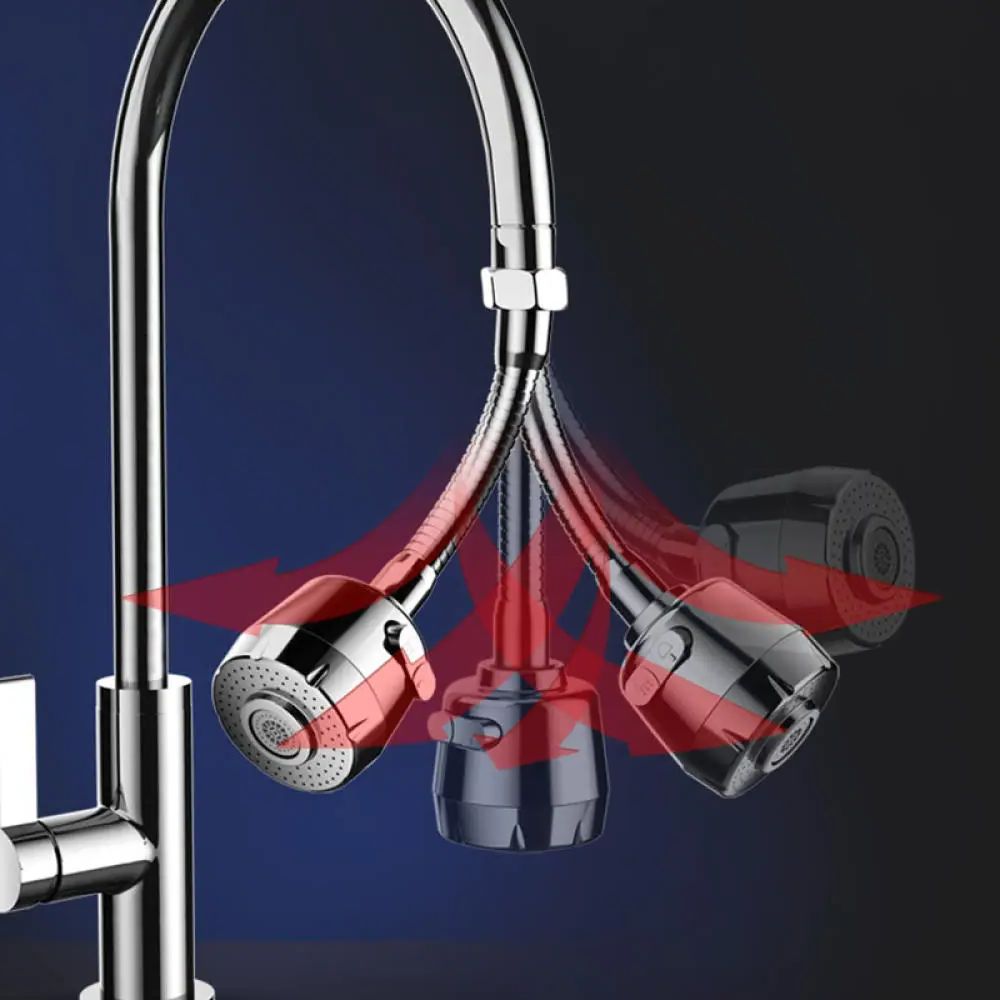 Adaptador Universal de 2/3 modos para grifo de cocina, extensores de filtro de grifo con rotación de 360, Gadgets de cocina, boquilla de ahorro de agua pulverizada