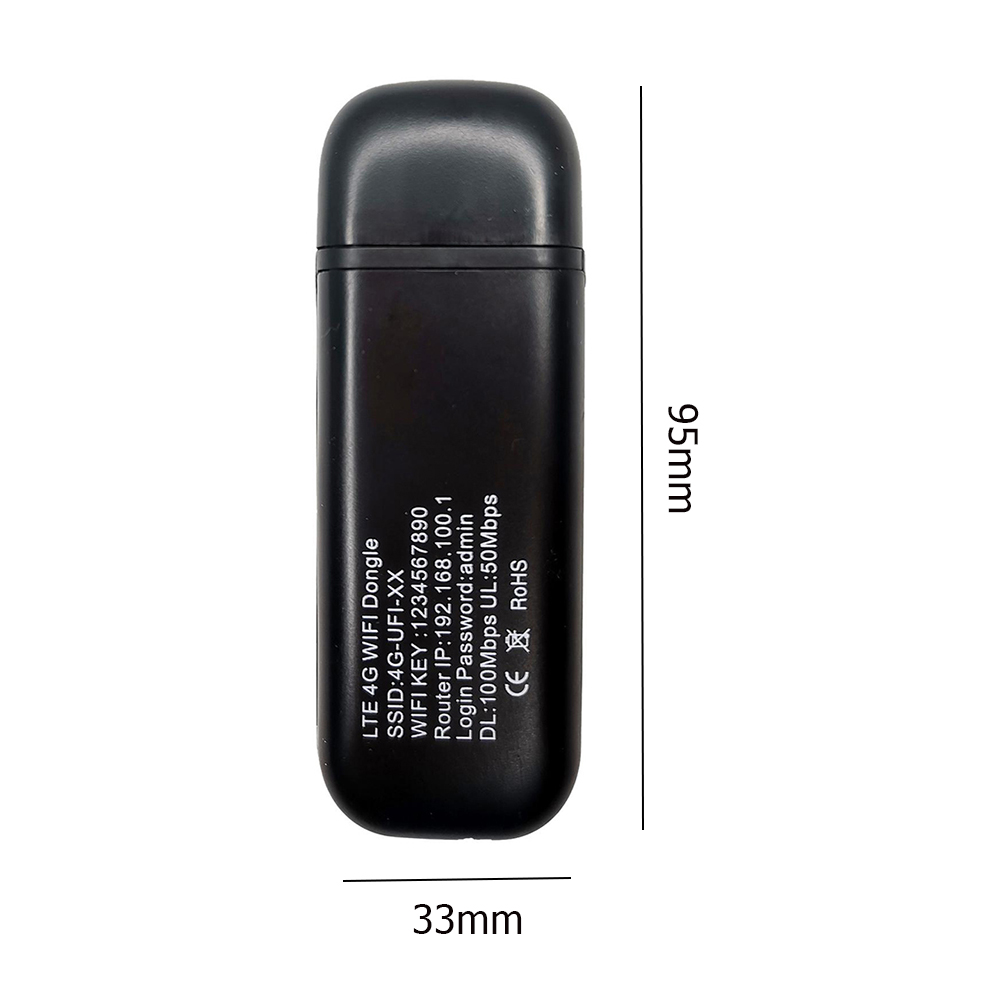 Dongle módem USB 4G LTE, enrutador inalámbrico móvil WiFi, tarjeta SIM, tarjeta de red, enrutador de punto de acceso WiFi de bolsillo para el hogar y la Oficina, 150Mbps