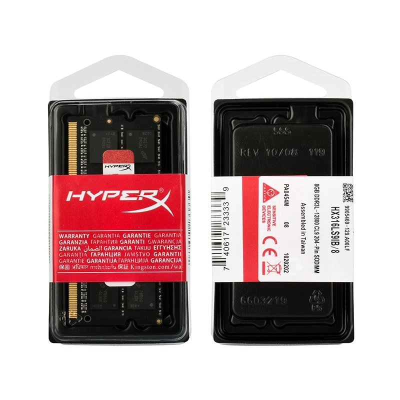 HyperX Laptop Ram DDR3L DDR3 8GB 4GB 1333Mhz 1600Mhz 1866Mhz SODIMM PC3-12800 PC3-14900 Notebook Ram DDR3 Dual Channel