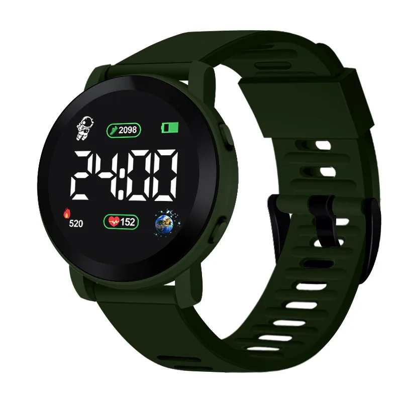Reloj Digital para niños y niñas, reloj electrónico, reloj de pulsera LED, relojes simples deportivos impermeables a la moda para estudiantes y niños