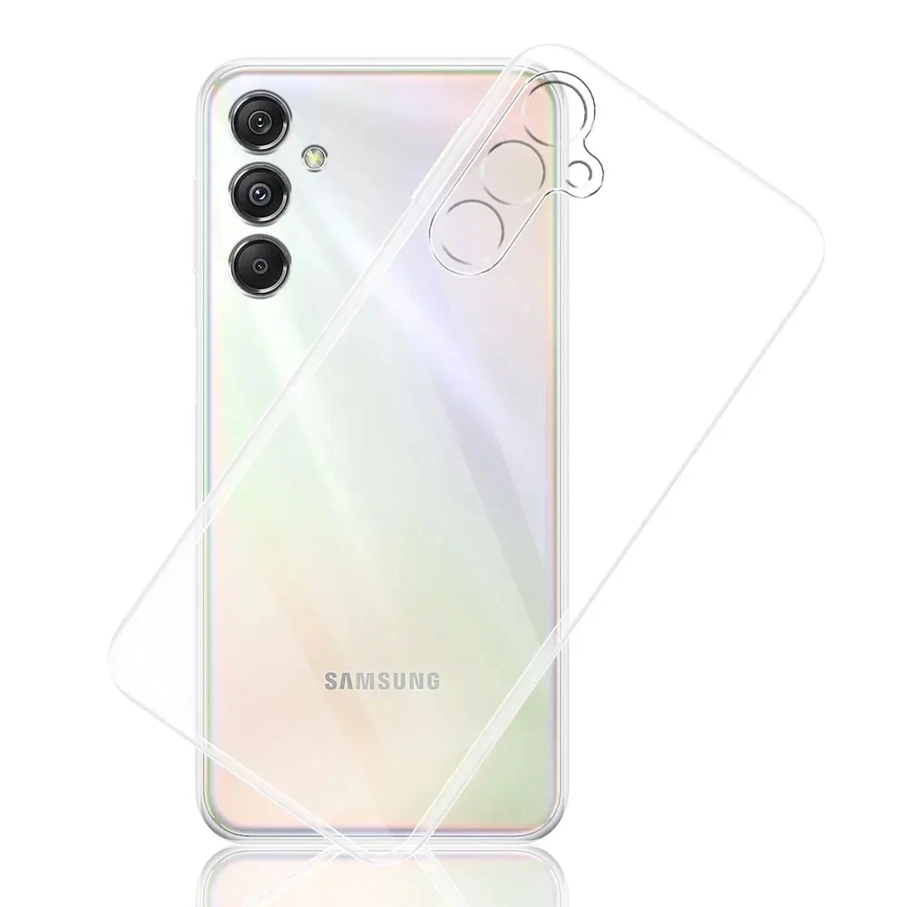 Funda ultrafina para Samsung Galaxy S24 S23 FE Plus Ultra A55 A35 A25 A15 A54 A34 A24 A14 A05S A50 A04S funda suave transparente de silicona