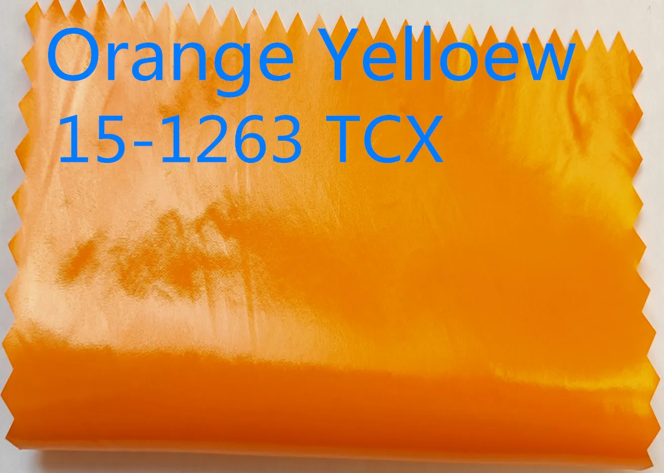 Tecido de tafetá pu super brilhante de nylon 380T, à prova de óleo, à prova d'água, sem lavagem, jaqueta fluorescente, jaqueta acolchoada de algodão neon