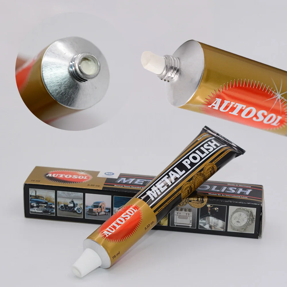 ナイフ用鏡面研磨ワックス、ステンレス鋼、セラミック、時計研磨ペースト、錆除去剤、金属研磨クリーム、50g、1個