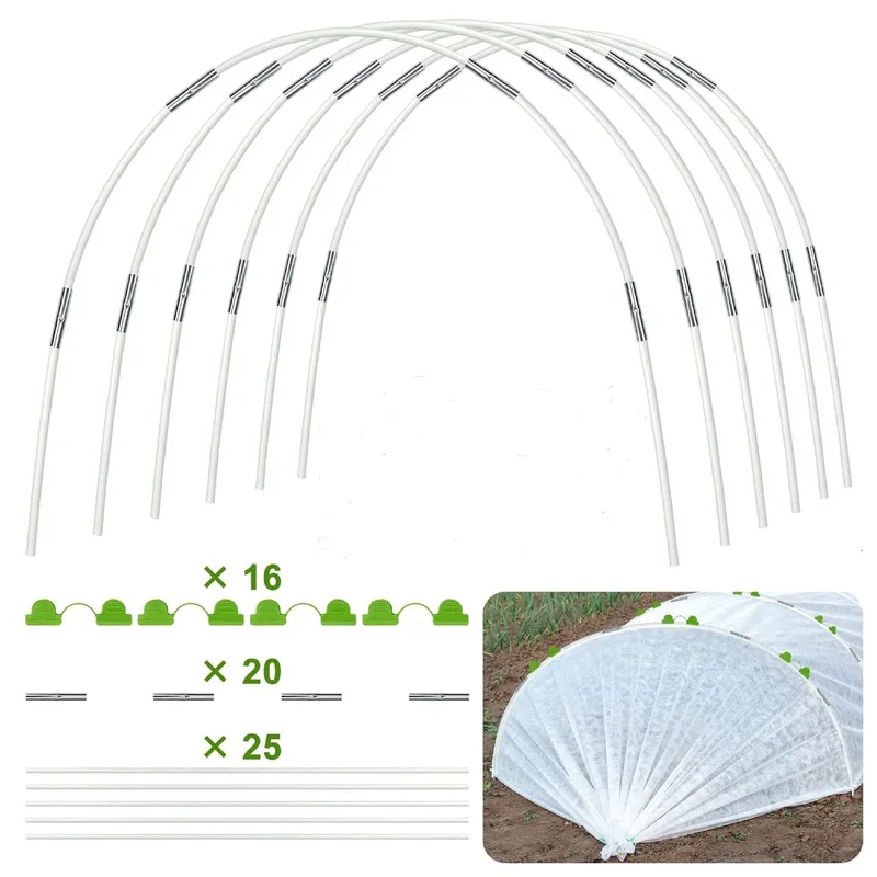 G​​Garden Arch Frame - Rust-Proof Fiberglass Support Arch & Plant Support Stake​