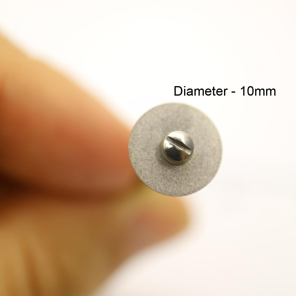 Nuevo Disco de corte de diamante Dental Ultramicro de doble cara para separar pulir yeso de corona de cerámica o jade