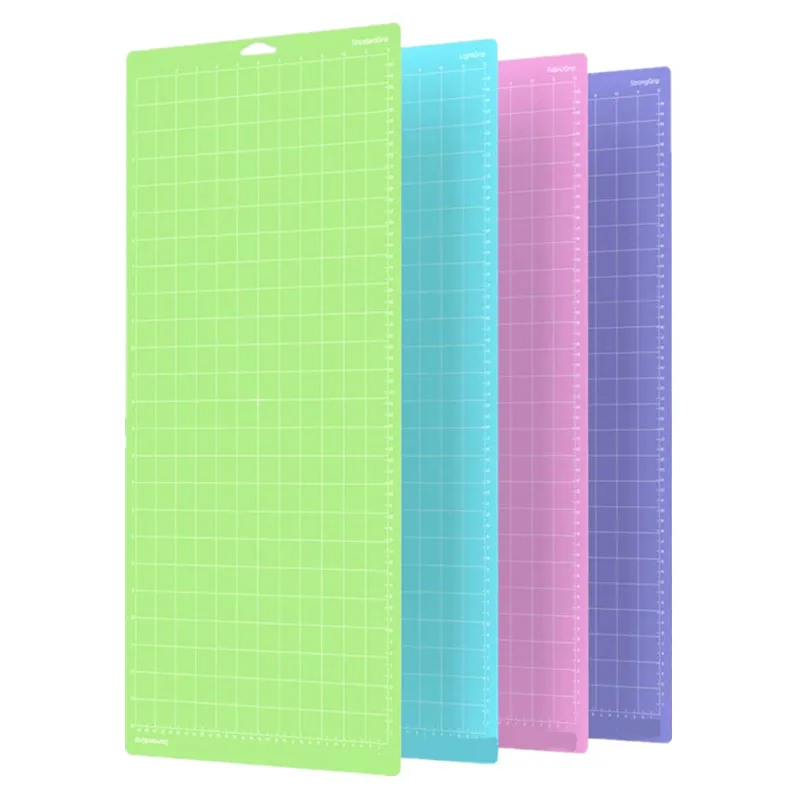 Tapis de découpe collant en tissu rose, 3 pièces, 12x24 pouces, matériau PVC pour Machine de bricolage Cricut, bureau, école, projets artistiques, plaque de liaison de Base