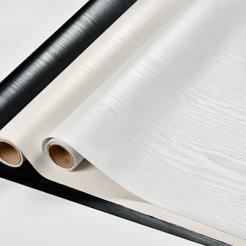 Papel tapiz autoadhesivo de grano de madera de 5M /10M, vinilo impermeable de PVC, pegatina de pared para puerta de renovación de muebles de armario de cocina