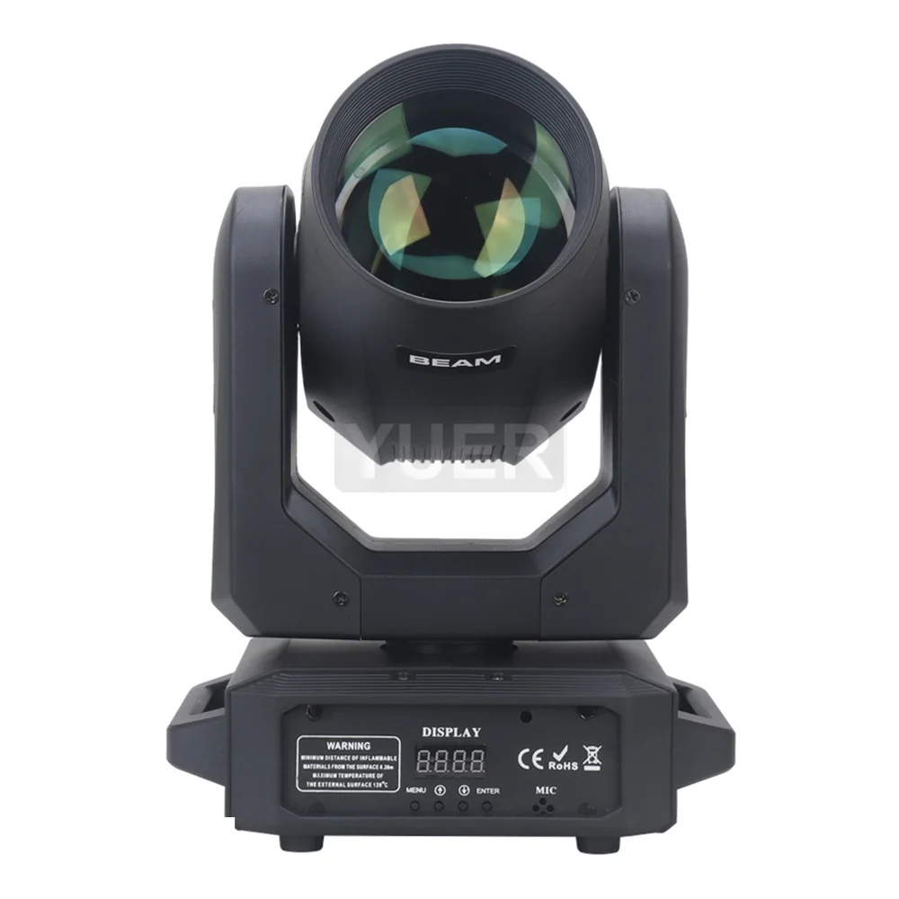 LED Moving Head Licht 200 W Strahl + Spot + 18 Rotierende Prismen + Regenbogen 12 Gobo 8 Farbe Effekt DJ Dmx Bühne Lichteffekt Licht Disco Bar
